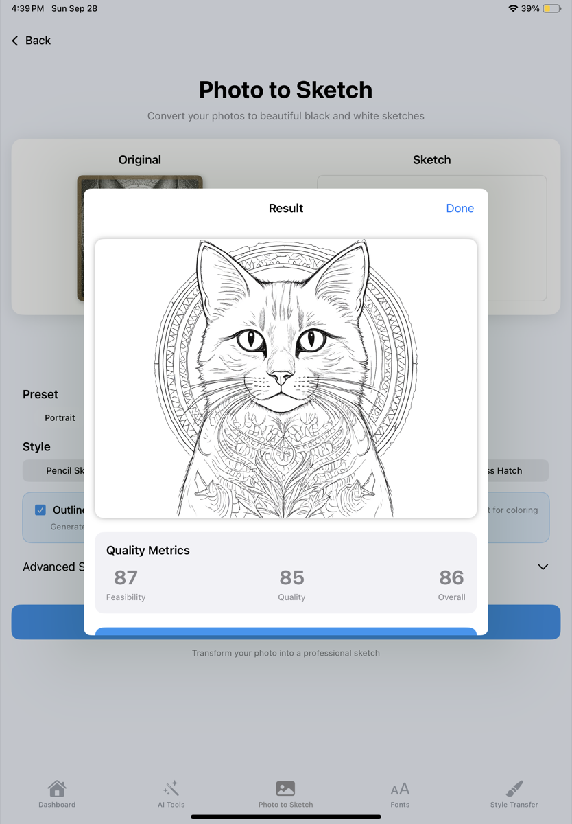 High-quality export options for professional use